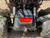 TM Blazer i2K Full Size Battery Powered Go-Kart, front view showing large tires, suspension system, and the Trailmaster branding on the cover.