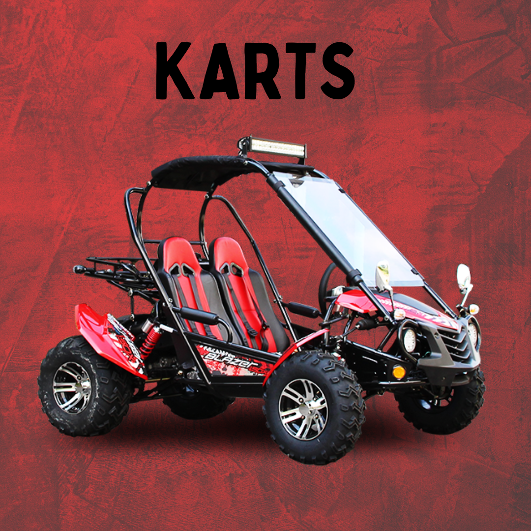 Trailmaster Go Karts for sale| Models available  all ages at GoKartMasters.com with a 12 month Master Warranty, only at GoKartMasters-Get Back to Fun!