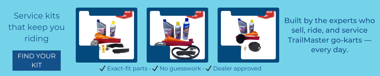 Get the best price on a trailmaster go kart, mini bike, or dirt bike with our price match promise.