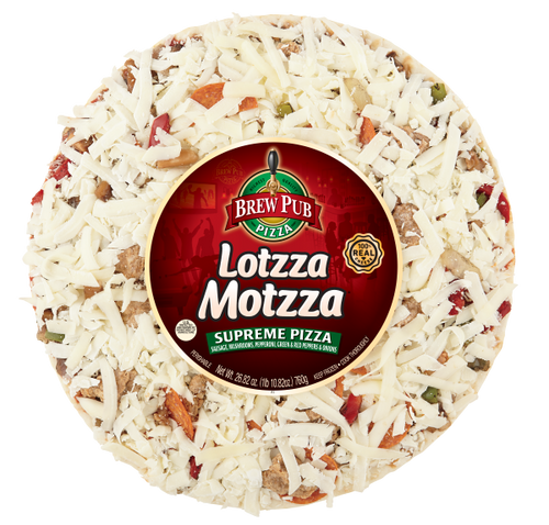 Brew Pub Lotzza Motzza Supreme Pizza