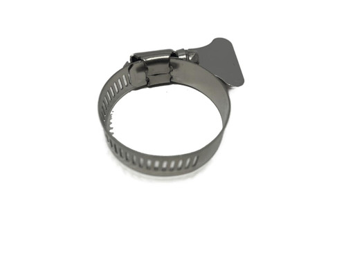 1 to 1-1/2 inch Stainless Steel Wingtip Hose Clamp
