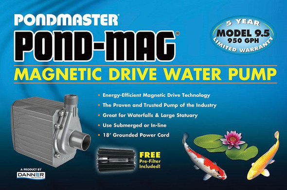 Pondmaster PM9.5 Mag-Drive Pump at AquaNooga.com - Image 2