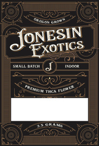 Jonesin Exotics THCA Flower 3.5g Jonesin Exotics THCA Flower 3.5g