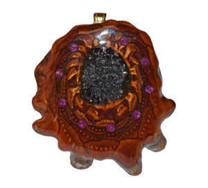 3rd Eye Moldavite w/ Multi-Glow