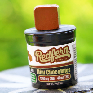 Redfern Mini Chocolates 25:1 CBD:THC 4ct Jar