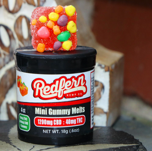 Redfern Mini Gummies 25:1 CBD:THC 4ct Jar