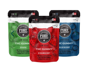 Pure Low Dose Single THC Gummy 2mg Pure Low Dose Single THC Gummy 2mg