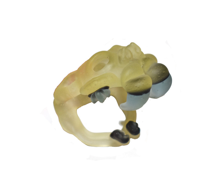@a._g._e._ Snake Skull Full UV Glass Pendant