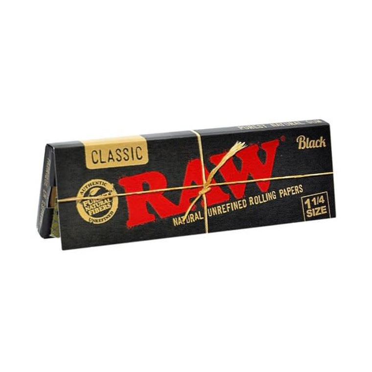 Raw Black Classic 1.25 Rolling Papers