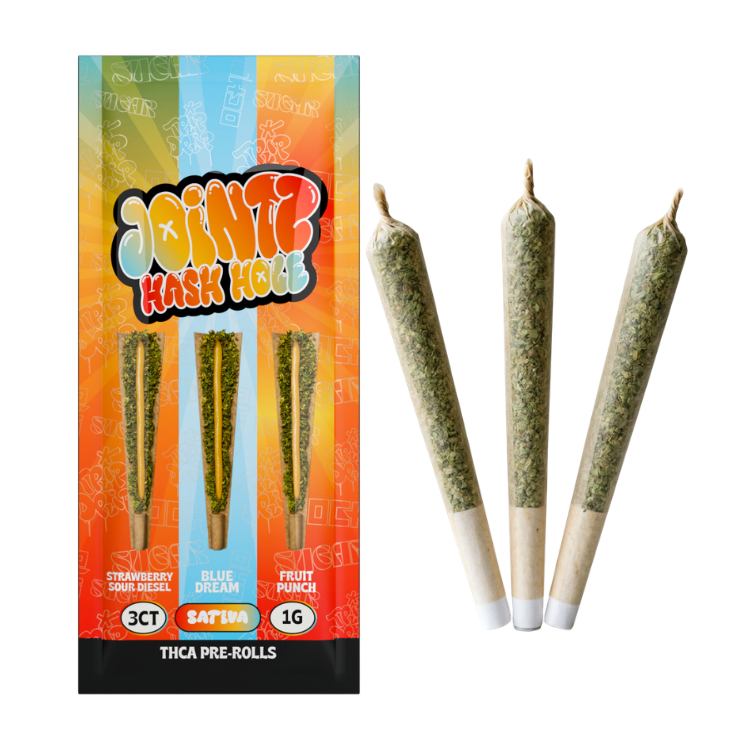 JOINTZ Hash Hole THCA Prerolls 3-Pack