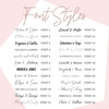 Modern Acrylic Wedding Food Menu Table Sign