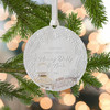 Personalised First Family Christmas Mirror Bauble, New Baby's 1st Christmas Keepsake Decoration