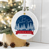 Personalised Our First Christmas Together, Couples Xmas Decoration