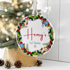 Personalised Baby's First Christmas Bauble, Keepsake Xmas Tree Ornament Gift
