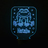 Personalised Frog Night Light, Colour Changing Lamp For Kids Bedroom