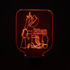 Personalised Army Gear Night Light, Colour Changing Lamp For Kids Bedroom