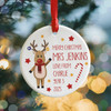 Personalised Teachers Christmas Decoration Gift From Child, Nusery Teacher Christmas Gift Idea, School Xmas Bauble Thank You Teacher Gift
