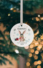 Personalised 1st Christmas Bauble Woodland Rabbit Xmas Tree Decoration