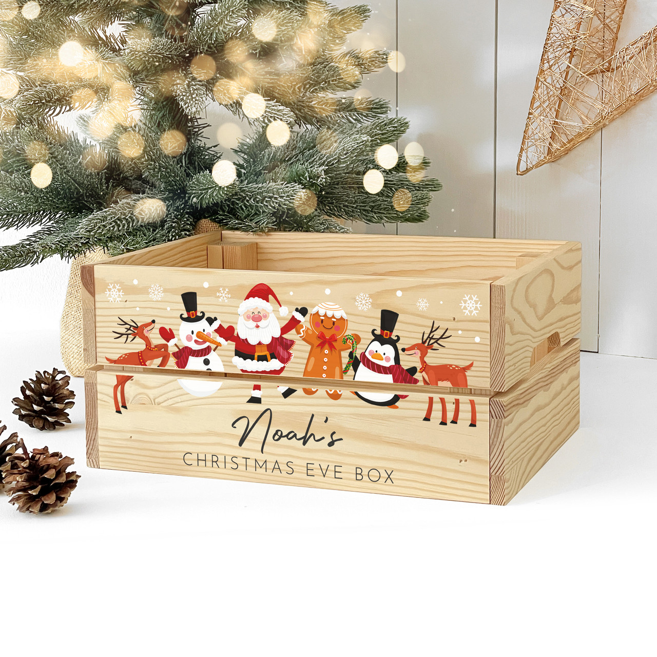 Festive Kids Xmas Eve Box Personalised Children's Christmas Eve