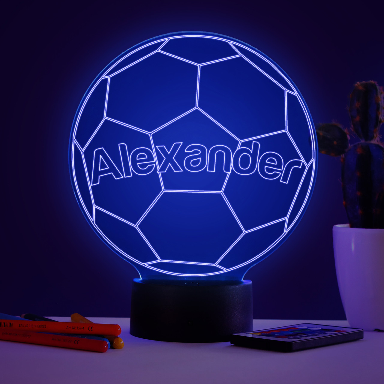 Kids hot sale football lamp