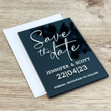 Modern Personalised Acrylic Save the Date Cards
