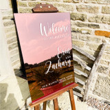 Modern Luxury Acrylic Welcome To Our Wedding Sign
