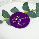 Personalised Luxury Decorative Acrylic Wedding Party Place Names