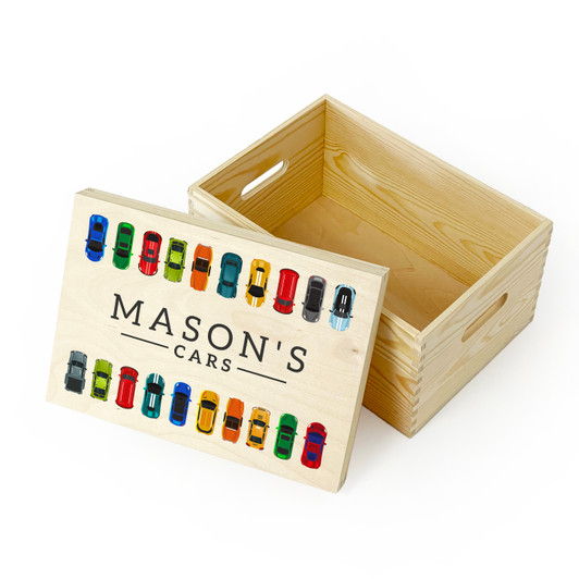 Personalised Children's Arts & Crafts Wooden Storage Box