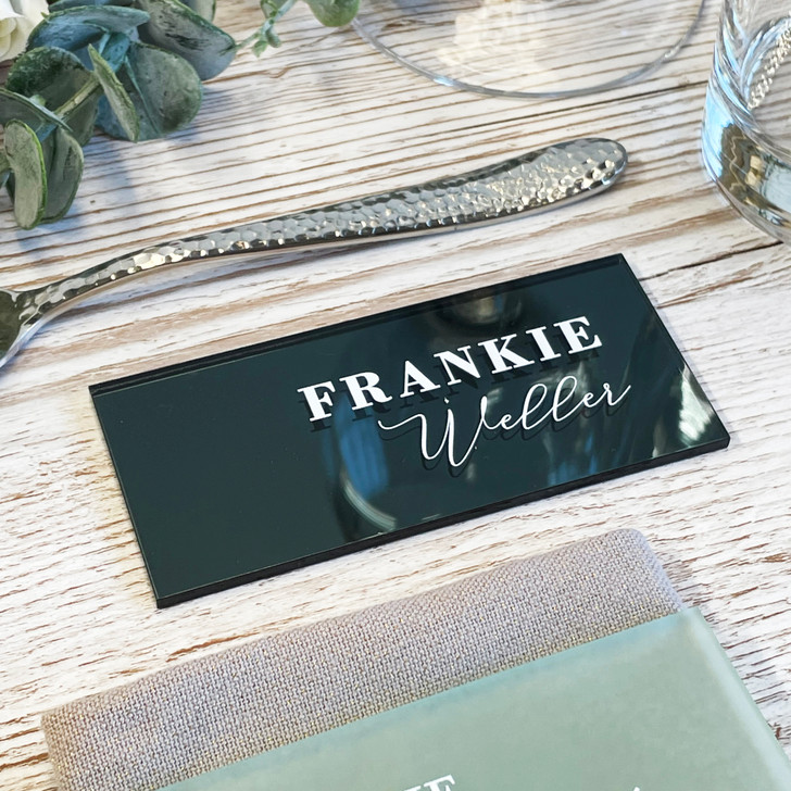 Luxury Name Place Wedding Table Placements