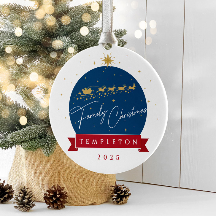 Personalised Unique Family Christmas Decoration Tree Ornament