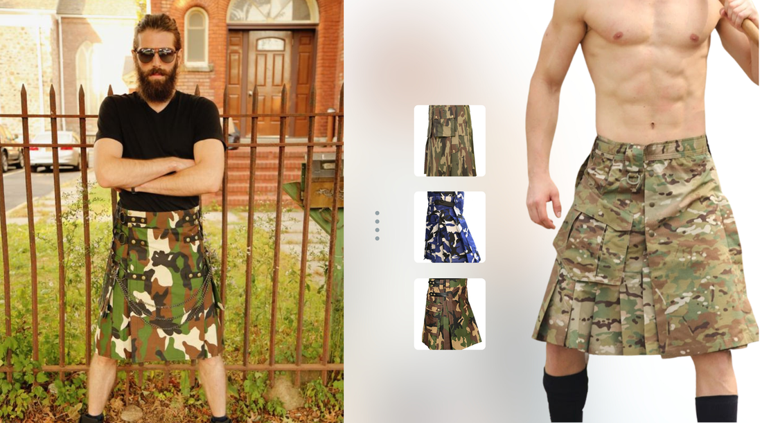 Kilts de chasse et de camouflage