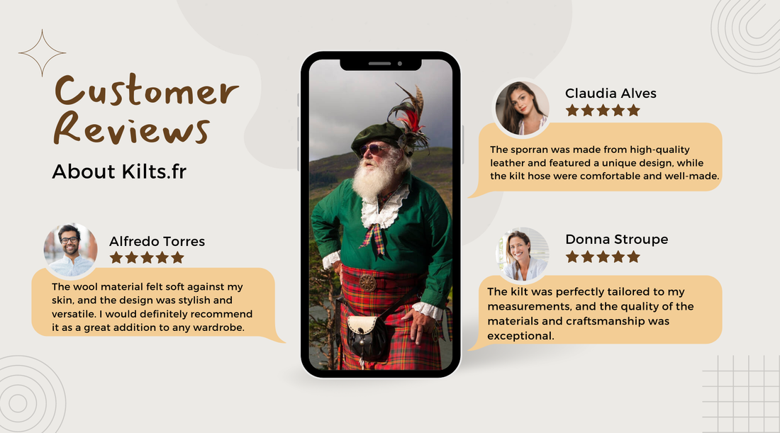Ce Que disent les Clients à propos de SCOTTISH KILT SHOP