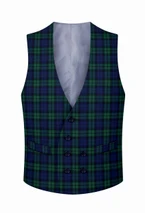 Campbell Double Breasted Tartan Waistcoat