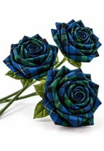 Campbell Tartan Stem Rose