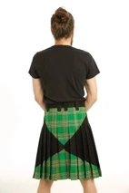 Irish Hybrid Kilt - Back Side View