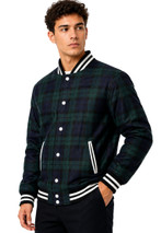 Fraser Tartan Baseball Jacket