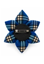 Fraser Tartan Petal Brooch