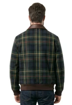 Stirling Leather-Trim Bomber Jacket