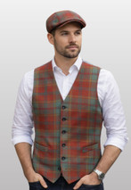 Buchanan Tartan Waistcoat with Straight Cut Bottom