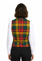 MacGregor Women's Tartan Waistcoat with Lapels