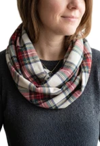 Black Watch Tartan Infinity Scarf