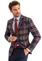 Men's Tartan Suit Jacket