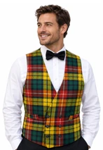 Gilet à tartan croisé Murray