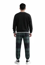 Plaid Fusion Joggers Pants