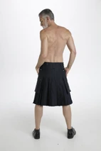 Deluxe Kilt For Royal Men - Back Side View
