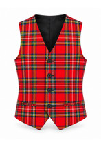 Royal Stewart Boy's Tartan Waistcoat
