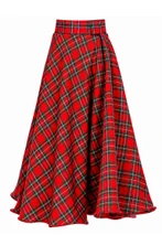 Royal Stewart Pleated Everyday Skirt, Relaxed Fit & Classic Style
