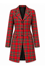 Royal Stewart Longline Tartan Jacket
