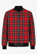 Royal Stewart Plaid Bomber Jacket