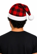 Royal Stewart Plaid Santa Hat